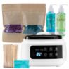 ItalWax Zestaw do depilacji - podgrzewacz 120W + 2x wosk twardy 250g + preparaty + szpatułki + talk - 2