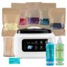 ItalWax Zestaw do depilacji - podgrzewacz 120W + 5x wosk twardy 100g + preparaty + szpatułki + talk - 1