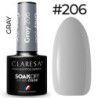 Claresa Gray 206 kolorowy lakier hybrydowy 5g - 2