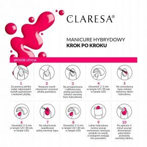 Claresa Green 802 kolorowy lakier hybrydowy 5g