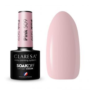 Claresa Pink 509 kolorowy lakier hybrydowy 5g