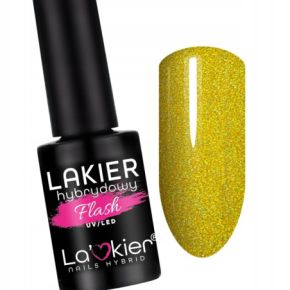 La'kier Shine Burst Flash Neon 1 neonowy lakier hybrydowy z efektem flash 5g