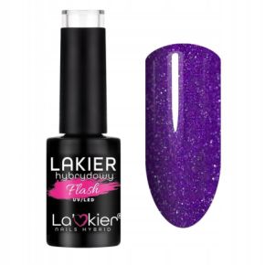 La'kier Shine Burst Flash Neon 4 neonowy lakier hybrydowy z efektem flash 5g