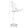 Lampa warsztatowa led Elegante 801-s ze statywem standard white - 8