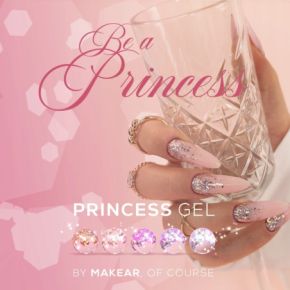 Makear Żel do zdobień paznokci Princess Gel Blue PG03 5ml