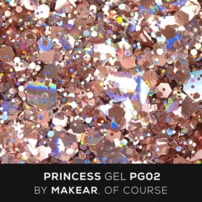 Makear Żel do zdobień paznokci Princess Gel Rose Gold PG02 5ml