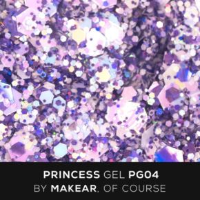 Makear Żel do zdobień paznokci Princess Gel Violet PG04 5ml