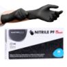 Rękawiczki nitrylowe Master Glove rękawice bezpudrowe 100 sztuk black czarne rozmiar M - 2