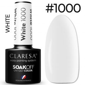 Claresa White 1000 kolorowy lakier hybrydowy 5g