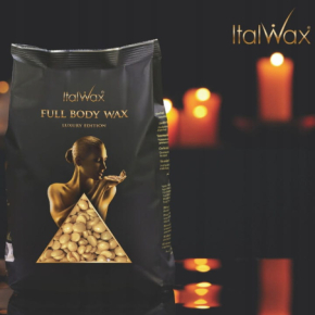 ItalWax Minizestaw do depilacji 2x wosk twardy w granulkach Full Body + szpatułki