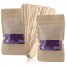 ItalWax Minizestaw do depilacji 2x wosk twardy w granulkach Plum + szpatułki - 2