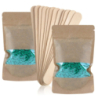 ItalWax Minizestaw do depilacji 2x wosk twardy w granulkach Sandalwood + szpatułki - 17