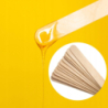 ItalWax Minizestaw do depilacji 2x wosk twardy w granulkach Sandalwood + szpatułki - 20