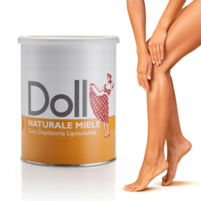 Xanitalia Doll Naturale Miele (miód) 800ml wosk w puszce do depilacji paskowej