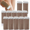 Xanitalia Doll Cioccolato (czekoladowy) 100ml zestaw wosków w rolce do depilacji paskowej 12 sztuk - 1