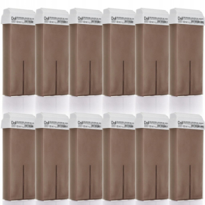 Xanitalia Doll Cioccolato (czekoladowy) 100ml zestaw wosków w rolce do depilacji paskowej 12 sztuk