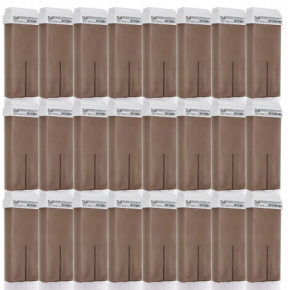 Xanitalia Doll Cioccolato (czekoladowy) 100ml zestaw wosków w rolce do depilacji paskowej 24 sztuki