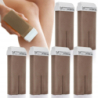 Xanitalia Doll Cioccolato (czekoladowy) 100ml zestaw wosków w rolce do depilacji paskowej 6 sztuk - 1