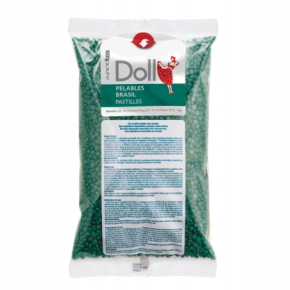 Xanitalia Doll Green Chlorofile (chlorofilowy) 100g wosk twardy w dropsach do depilacji brazylijskiej bezpaskowej