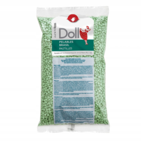 Xanitalia Doll Green Tea (zielona herbata) 100g wosk twardy w dropsach do depilacji brazylijskiej bezpaskowej