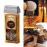 Depilacja grubych i mocnych włosów 2x wosk elastyczny ItalWax FLEX OUD podgrzewacz paski - 3