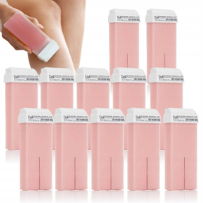 Xanitalia Doll Rosa (różany) 100ml zestaw wosków w rolce do depilacji paskowej 12 sztuk
