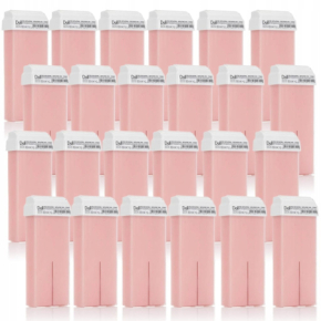 Xanitalia Doll Rosa (różany) 100ml zestaw wosków w rolce do depilacji paskowej 24 sztuki