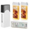Depilacja zestaw 2x wosk rolka ItalWax HONEY podgrzewacz paski - 11