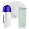 Xanitalia Doll Zestaw do depilacji ciała - podgrzewacz + wosk w rolce Aloe E Titanio 100ml + paski - 1