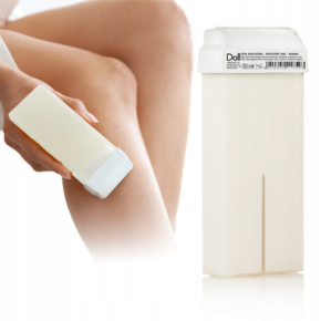 Xanitalia Doll Zestaw do depilacji ciała - podgrzewacz + wosk w rolce Banana 100ml + paski