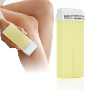 Xanitalia Doll Zestaw do depilacji ciała - podgrzewacz + wosk w rolce Limone 100ml + paski