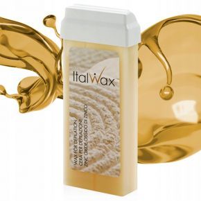 Depilacja zestaw 2x wosk ItalWax Zinc Oxide Flex z tlenkiem cynku podgrzewacz paski