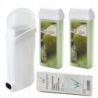 Depilacja zestaw 2x wosk ItalWax OLIVE podgrzewacz paski - 2