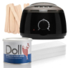 Xanitalia Doll Zestaw do depilacji ciała - podgrzewacz + wosk w puszce Bitalco Azzurra 400ml + paski + szpatułki - 2