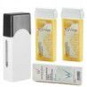 Depilacja zestaw 2x wosk ItalWax LEMON podgrzewacz paski - 1