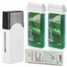 Depilacja zestaw 2x wosk ItalWax ALOE podgrzewacz paski - 1