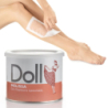 Xanitalia Doll Zestaw do depilacji ciała - podgrzewacz + wosk w puszce Melissa 400ml + paski + szpatułki - 4