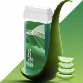 Depilacja zestaw 2x wosk ItalWax ALOE podgrzewacz paski