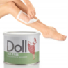 Xanitalia Doll Zestaw do depilacji ciała - podgrzewacz + wosk w puszce Tea Tree 400ml + paski + szpatułki - 4