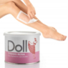 Xanitalia Doll Zestaw do depilacji ciała - podgrzewacz + wosk w puszce Titanio Rosa 400ml + paski + szpatułki - 4