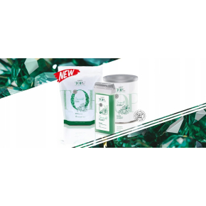 ItalWax Top Line Emerald Hipoalergiczny syntetyczny wosk żelowy do skóry wrażliwej do depilacji w rolce 100ml