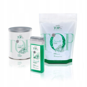 ItalWax Top Line Emerald Hipoalergiczny syntetyczny wosk żelowy do skóry wrażliwej do depilacji w rolce 100ml