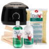 Xanitalia Doll Zestaw do depilacji bezpaskowej - podgrzewacz + wosk twardy Argan 1 kg + preparaty + szpatułki - 1
