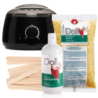 Xanitalia Doll Zestaw do depilacji ciała - podgrzewacz + wosk w dropsach 1kg Honey + preparat po depilacji + szpatułki - 1