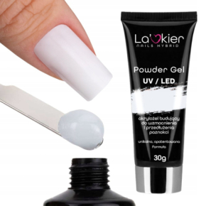 La'kier Akrylożel do paznokci Powder Gel 30ml White biały