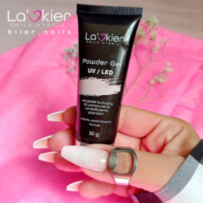 La'kier Akrylożel do paznokci Powder Gel 30ml White biały