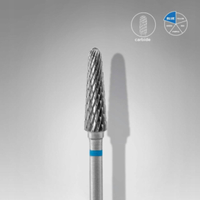 Staleks Frez do skórek i paznokci z węglika spiekanego stożek 4/13mm FT70B040/13