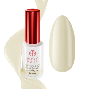 Boska Nails 460 January kolekcja Secondo Anniversario kolorowy lakier hybrydowy 6ml
