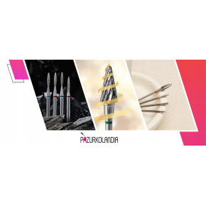 Staleks Expert FA30B023/6.5 2,3mm/6,5mm frez diamentowy do skórek i paznokci walec zaokrąglony niebieski