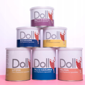 Xanitalia Doll Zestaw do depilacji ciała - podgrzewacz + wosk w puszce 800ml (do wyboru) + preparaty + paski + szpatułki